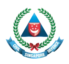 Civil Singapore Defense logo