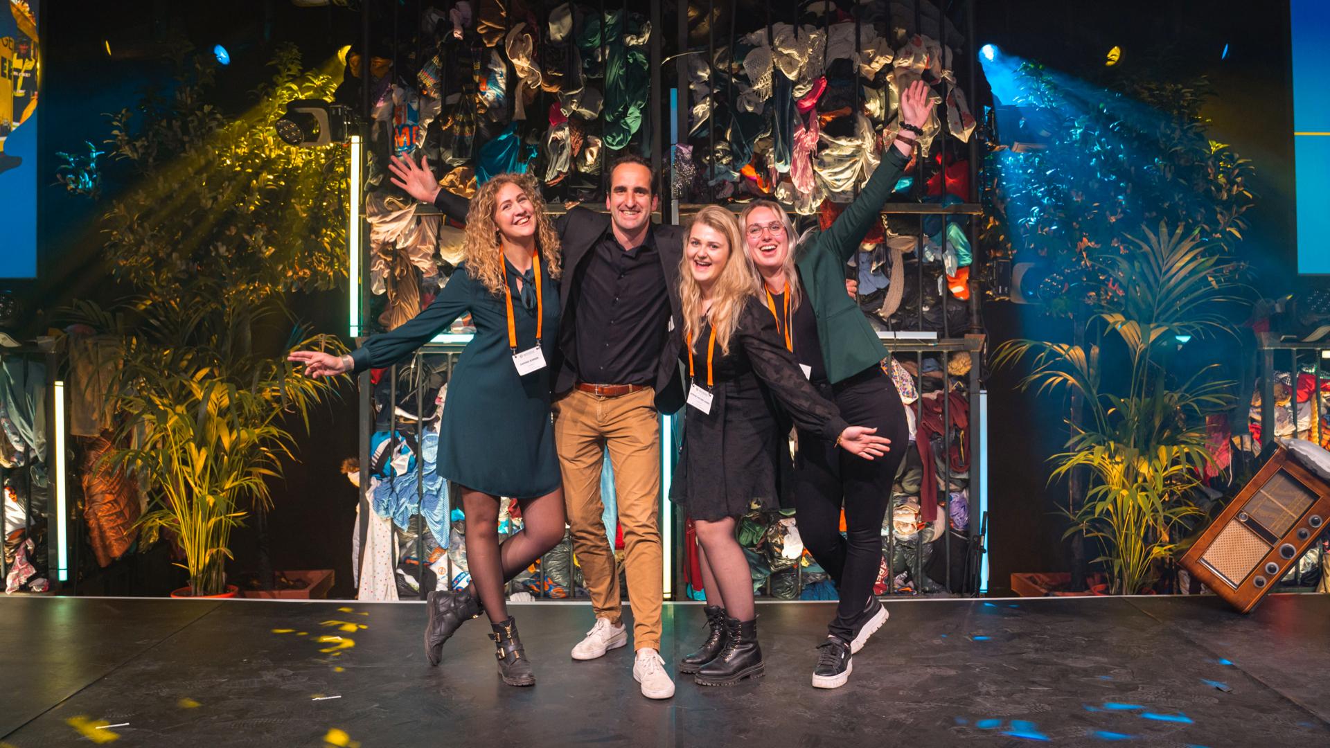 Colleagues from campaign and event agency kaatenco at NVRD annual conference at RD4 in Heerlen