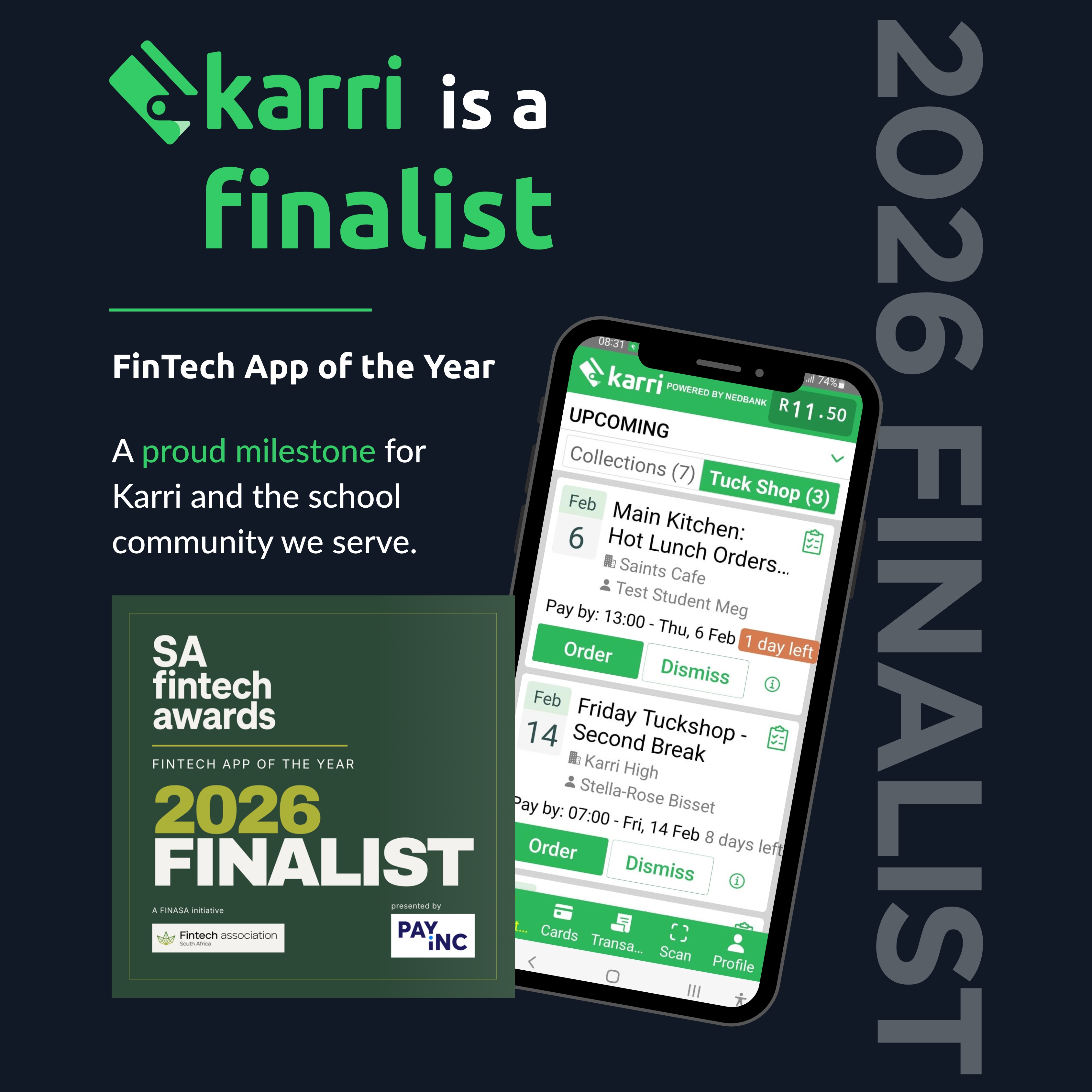 SA FinTech Awards - Finalist