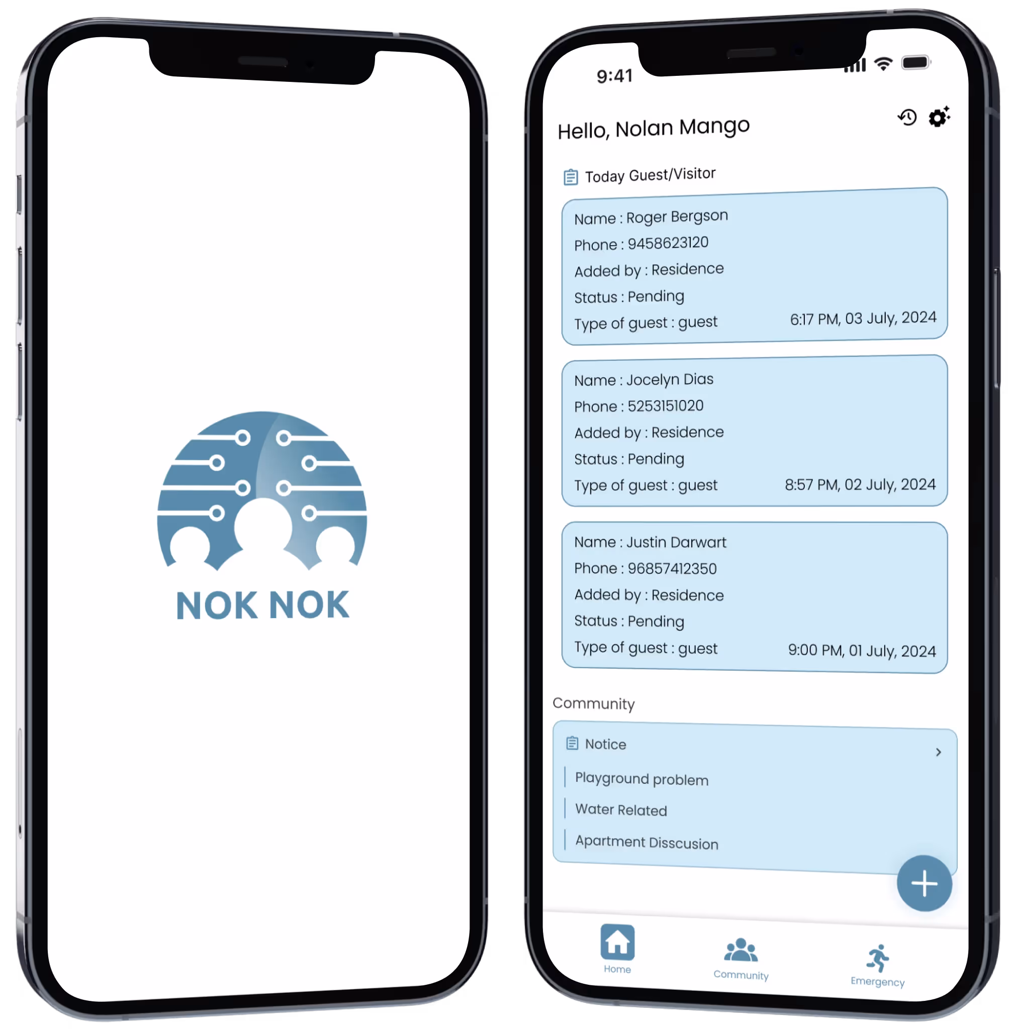 NokNok Entry Management App NokNok Entry Management App
