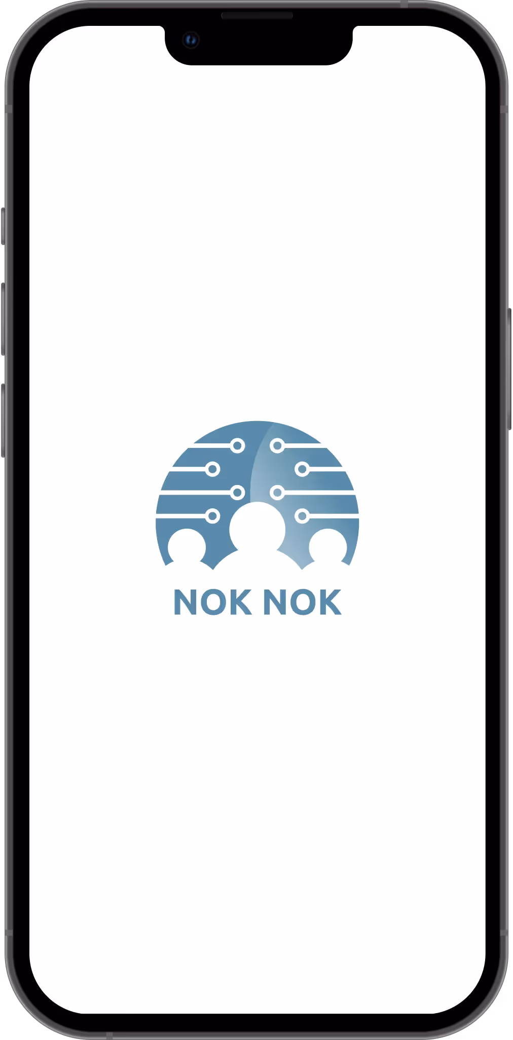 NOK NOK app splash screen with logo