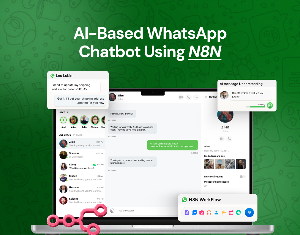 AI-Based WhatsApp Chatbot Using n8n