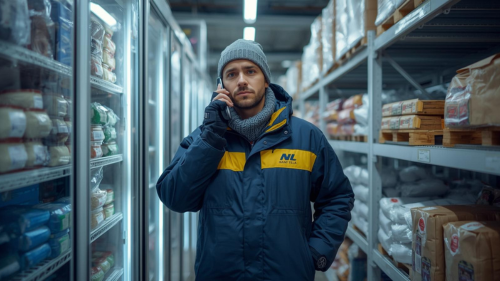 Wholesale manager speaking to unhappy customer on the phone