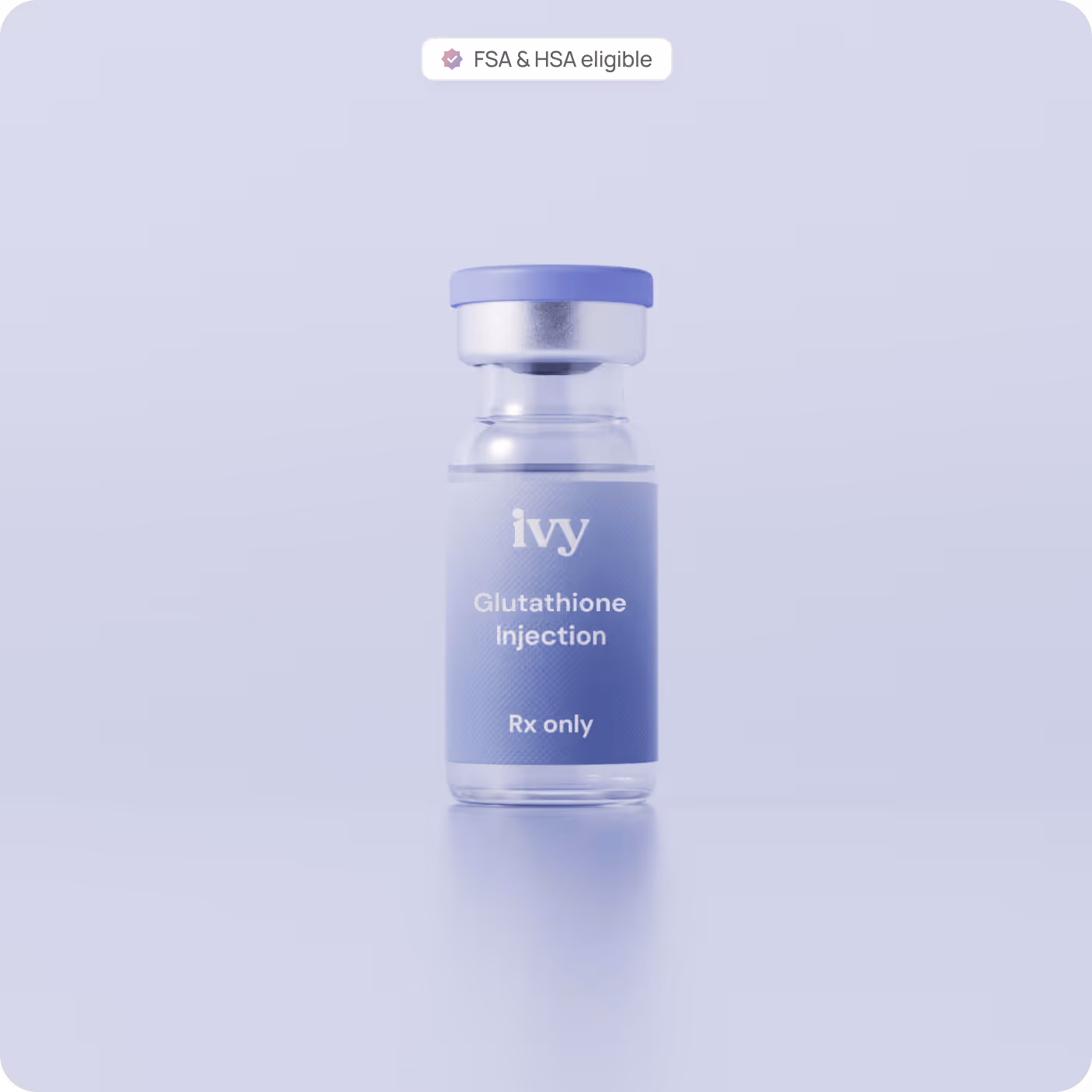Ivy Rx prescription vial for a Glutathione injection