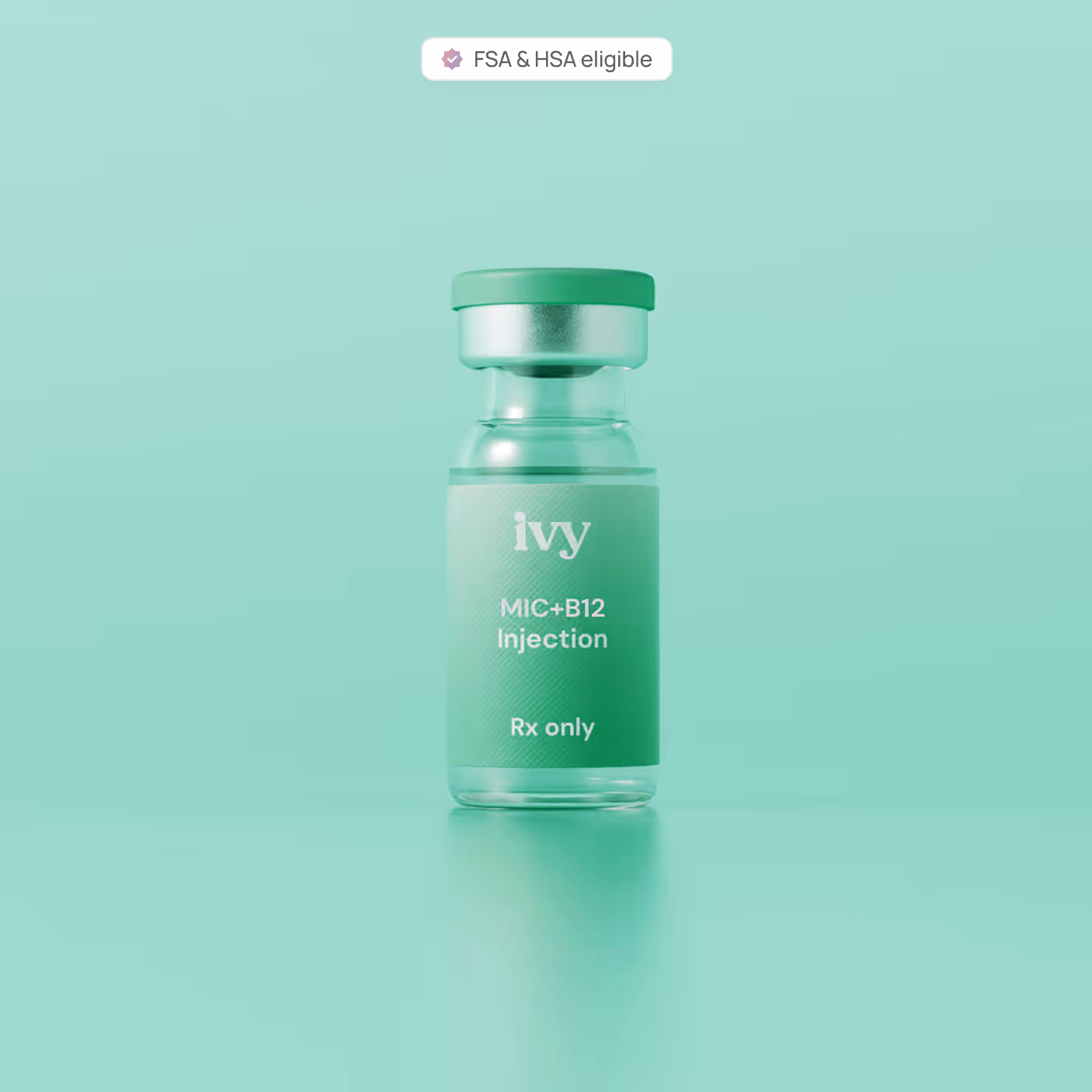 Ivy RX MIC + B12 injection vial, a prescription-only medication