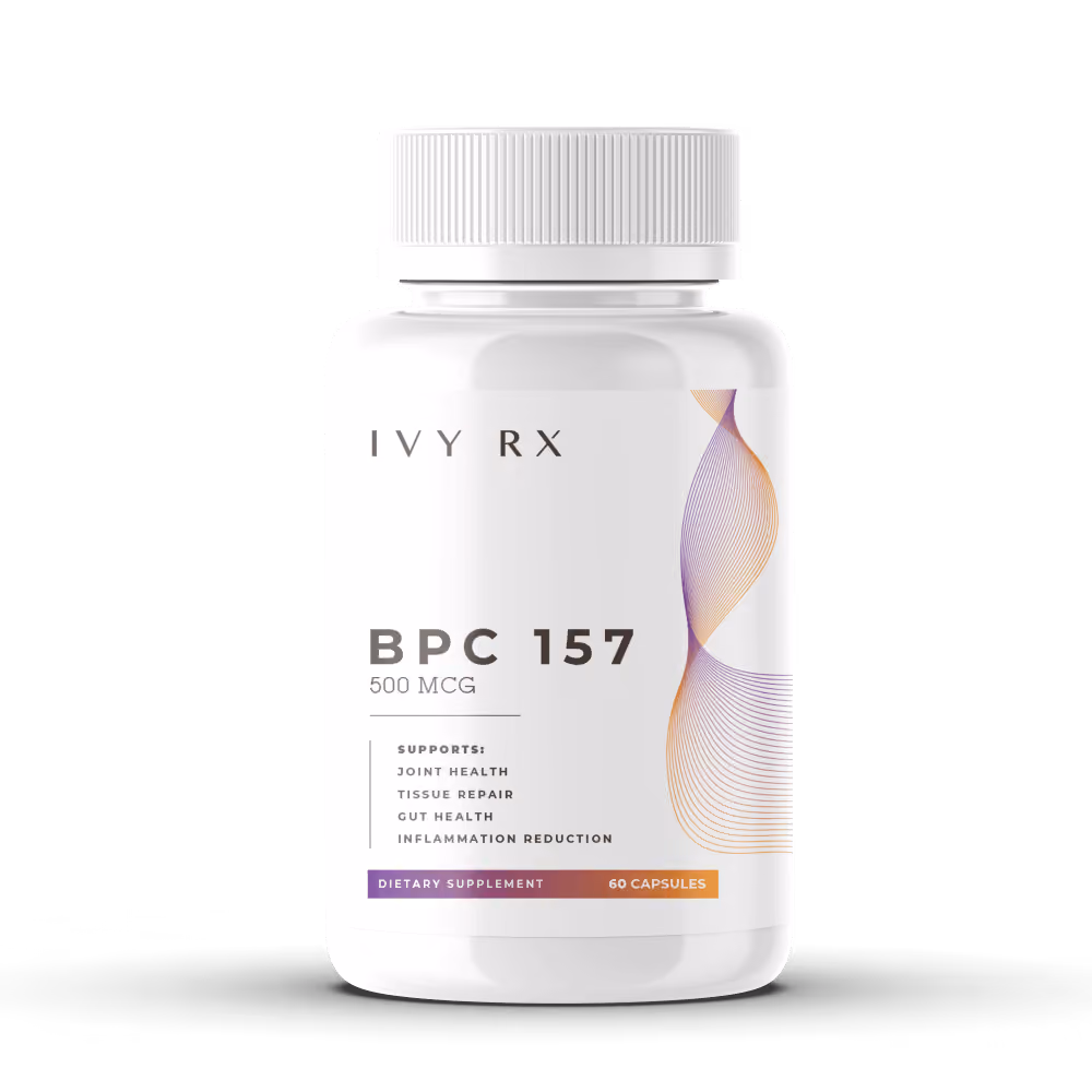 Ivy RX BPC 157 500mcg capsules for joint health and inflammation reduction