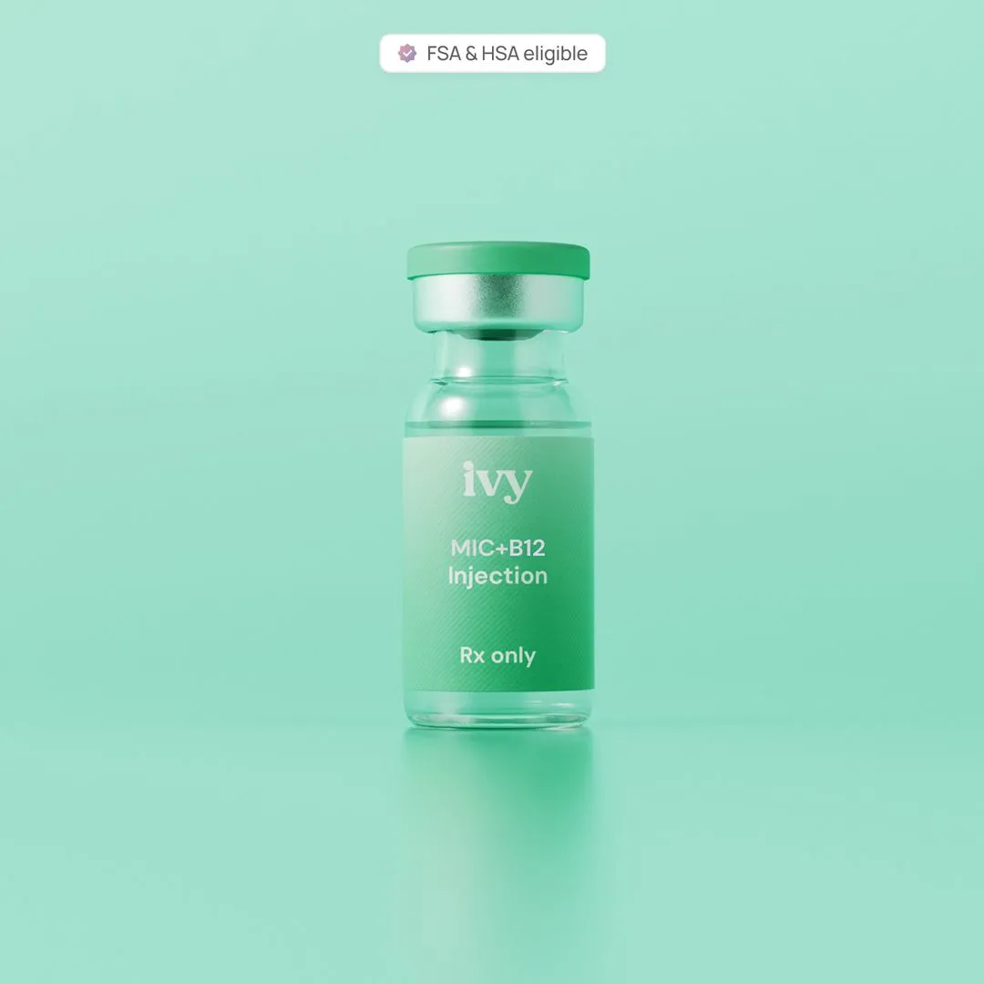 Ivy Rx MIC + B12 injection vial, a prescription-only medication