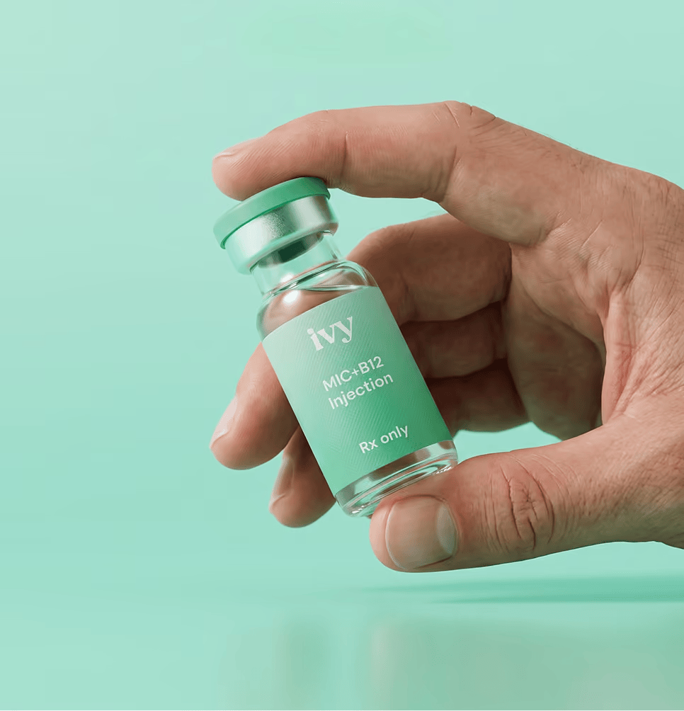 Ivy Rx MIC + B12 injection vial, a prescription-only medication