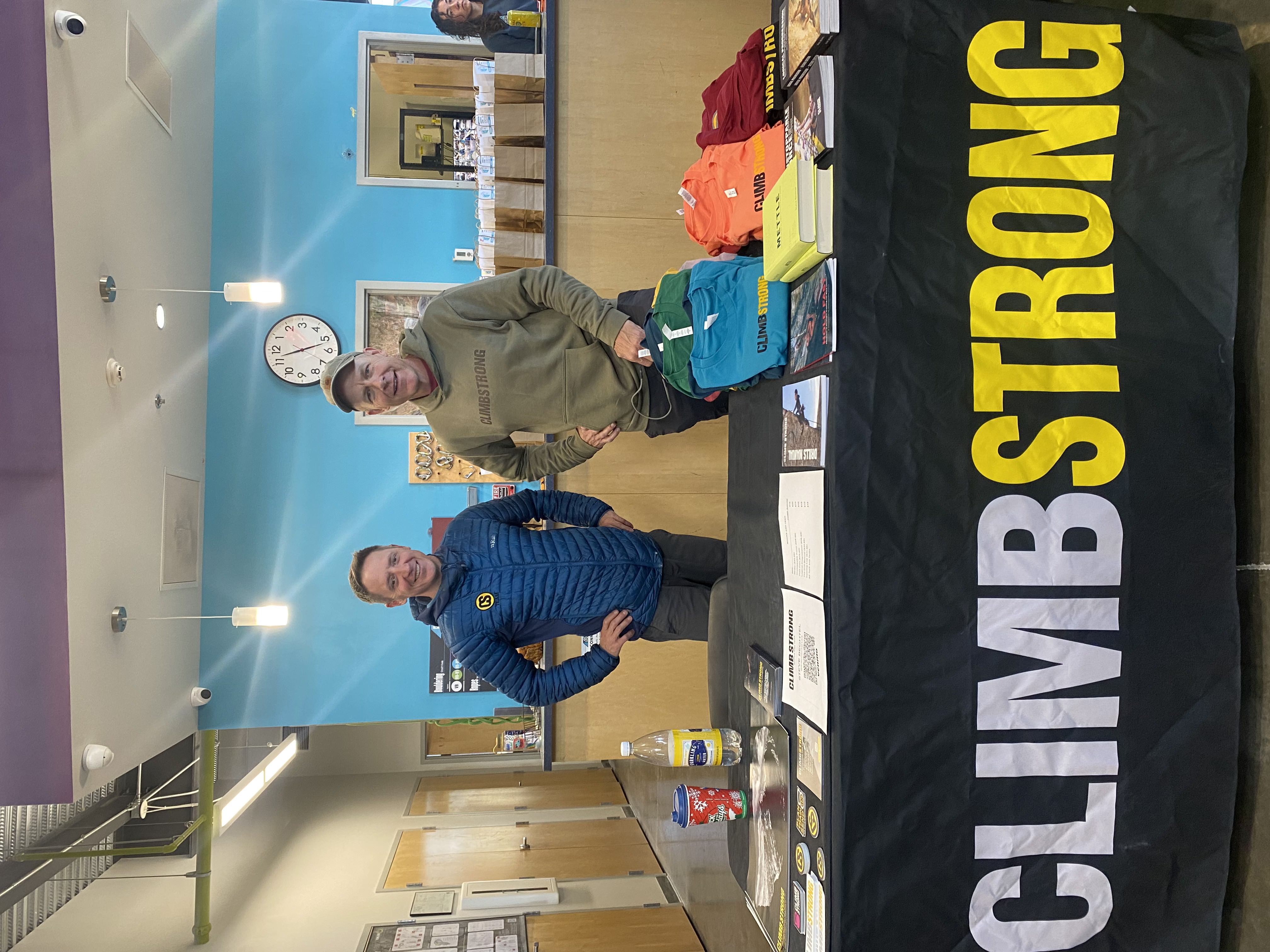 climber moves from one pocket to the next.