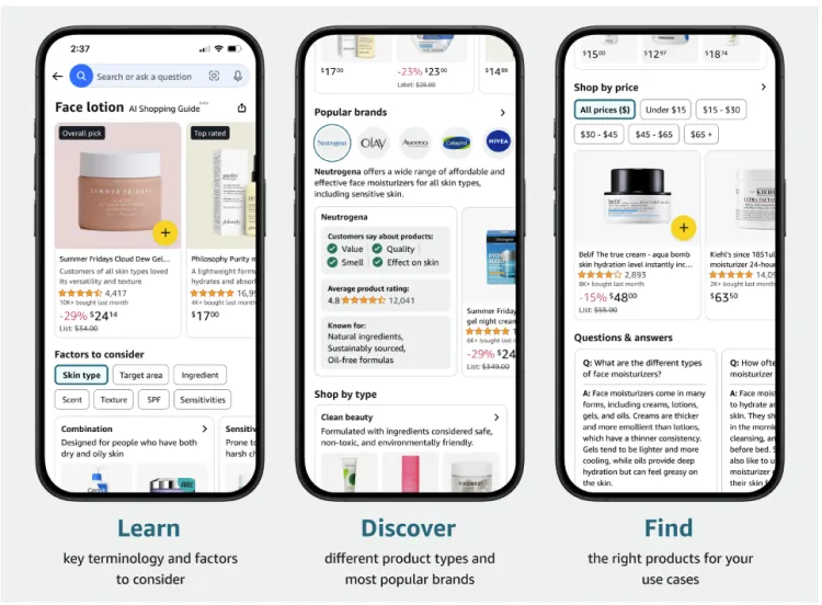 Amazon AI Shopping Guide