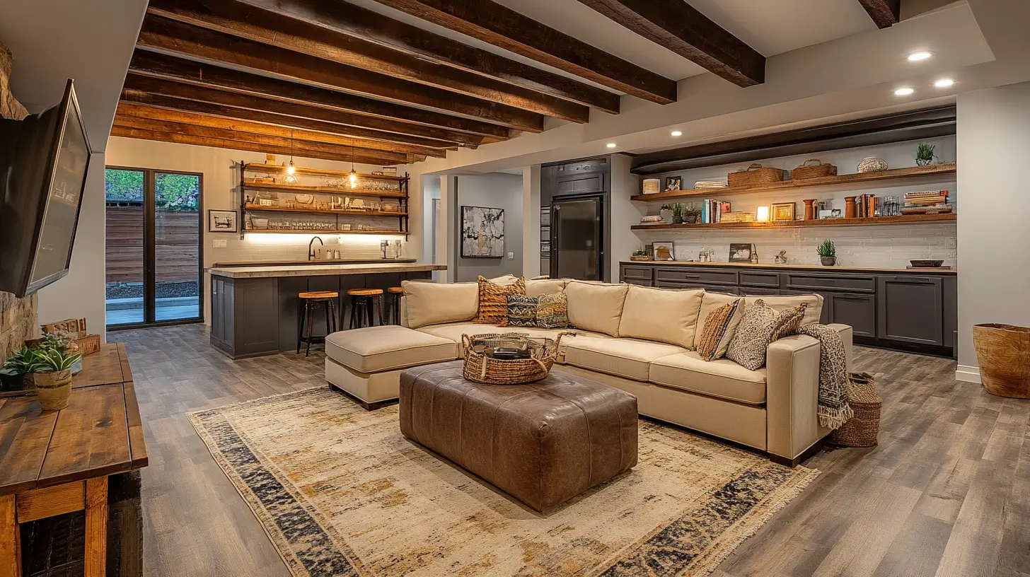 Collage of shower designs for inspiration