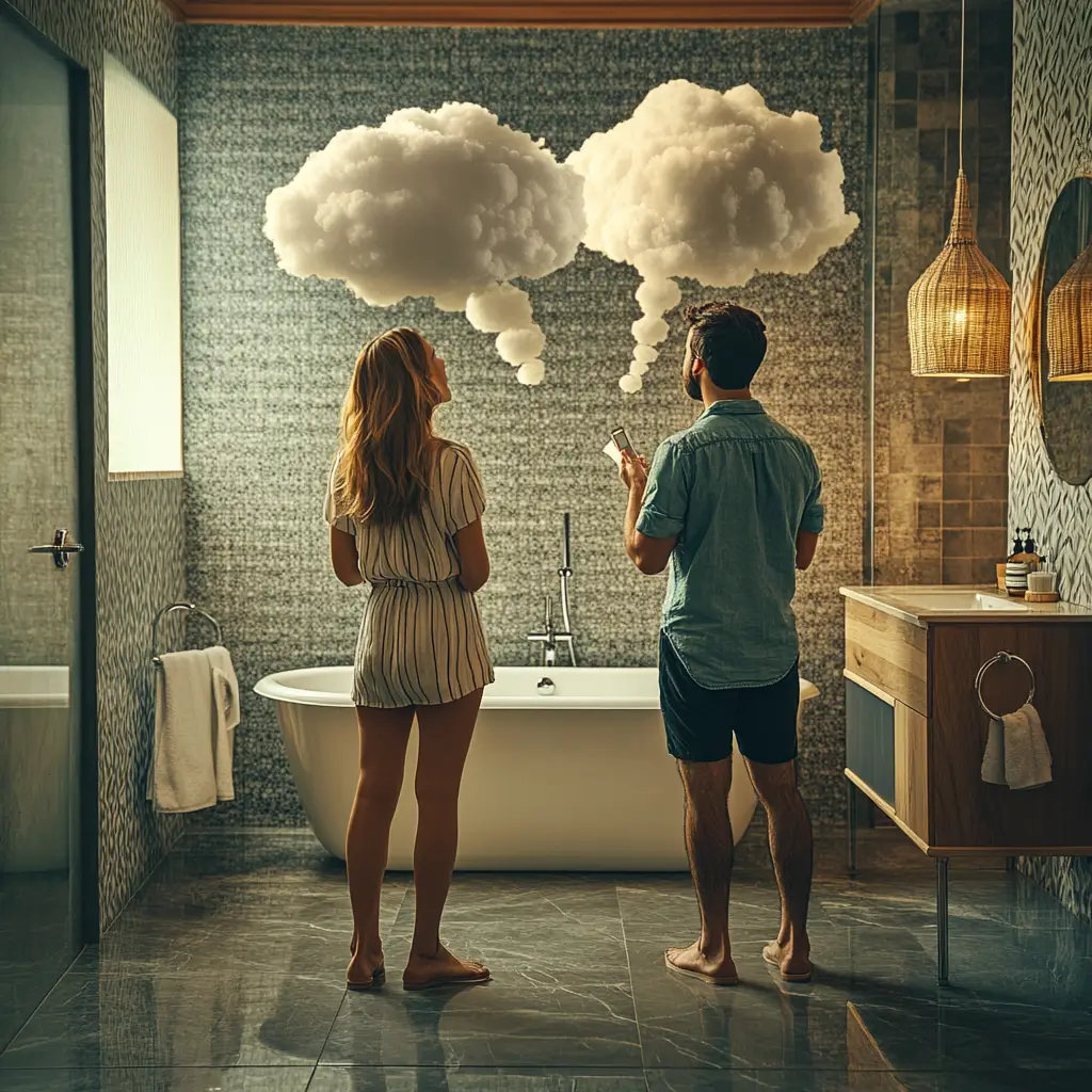 A renovated Denver bathroom with modern tile, updated vanity, and new fixtures illustrating typical bathroom remodel results and costs