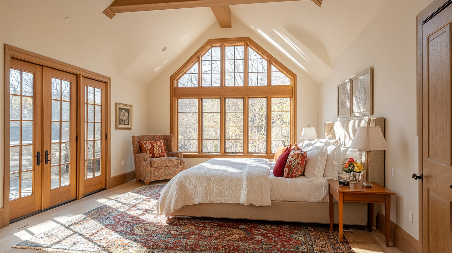 Primary suite addition with vaulted ceiling and ensuite bathroom in a Denver home.