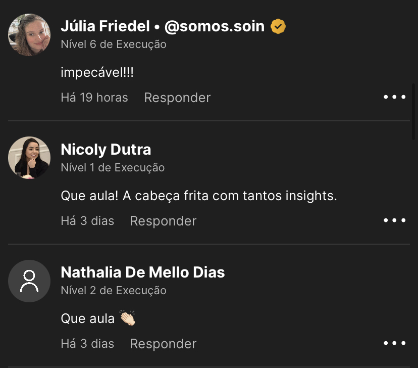 Depoimentos