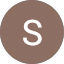 Brown circle with white letter S