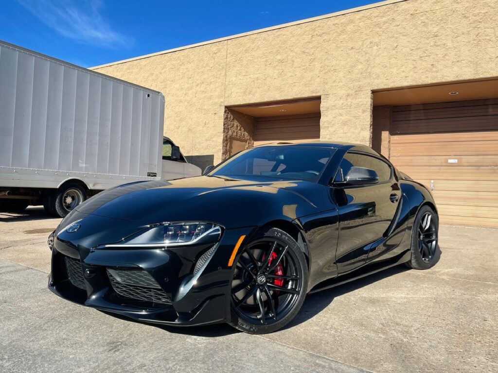 Toyota Supra in for a 1 Step Paint Correction and 5 Year Ceramic Coating