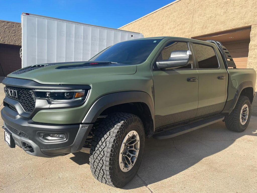 Ram TRX window tint