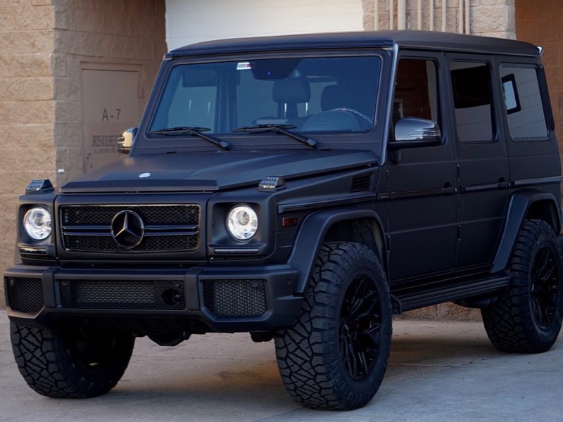 Mercedes G63 AMG Vossen HF2 Wheels, 35” Nitto Grappler Tires