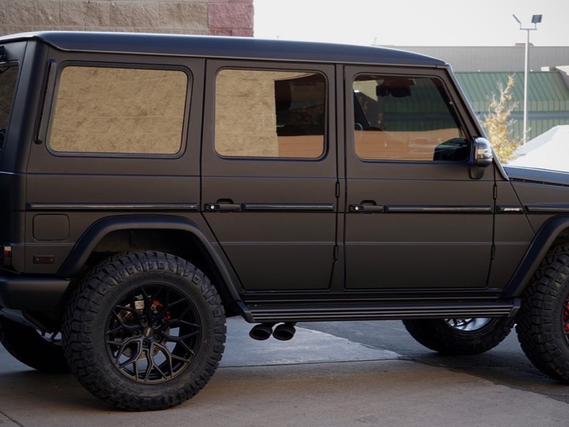 Mercedes G63 AMG Matte Black Wrap