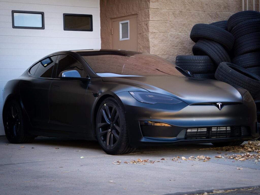 Tesla Model S Plaid clear bra