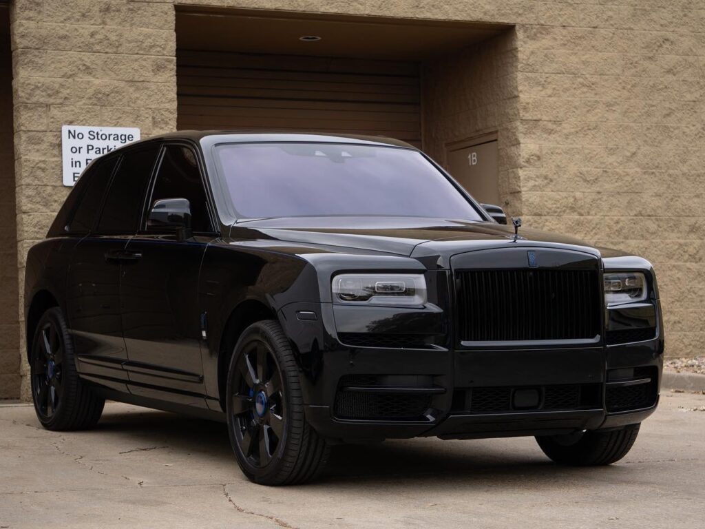 Roll Royce Cullinan Black Badge tinted windows