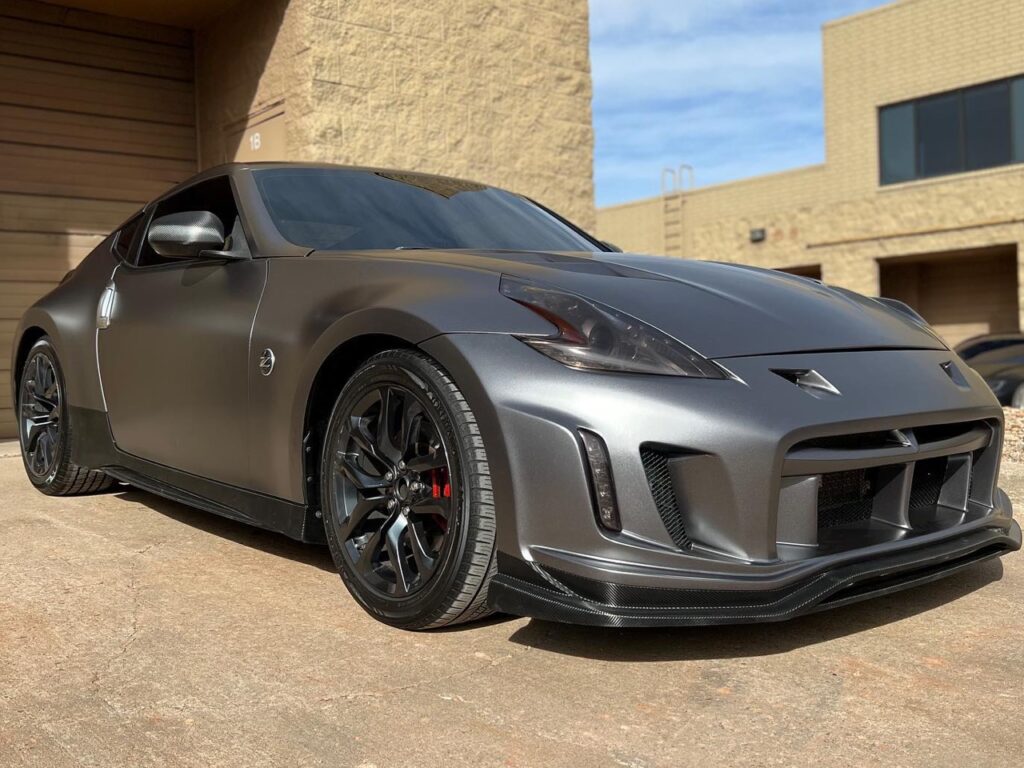 Nissan 370Z clear bra