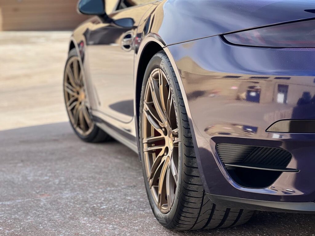 Porsche 911 Turbo ceramic coating
