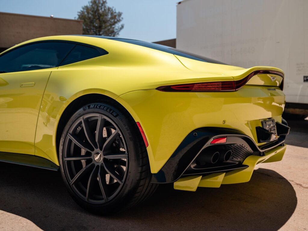 Aston Martin Vantage ceramic coating