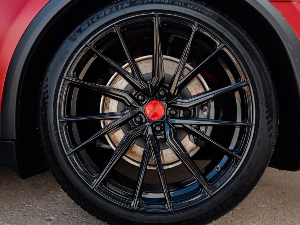 Tesla Model X Vossen 22” HF-4T wheels