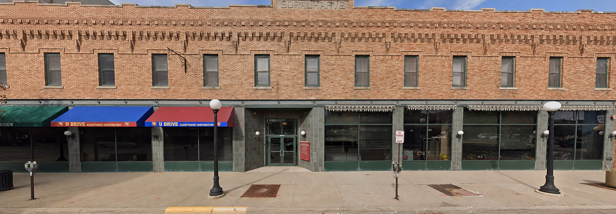 Building exterior at 1119 Historic 4th St., Sioux City, Iowa
