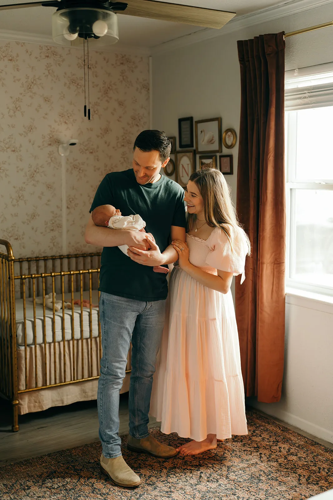 Keeton Storts with his wife Cassidy Storts and their daughter Nora Hayes Storts.