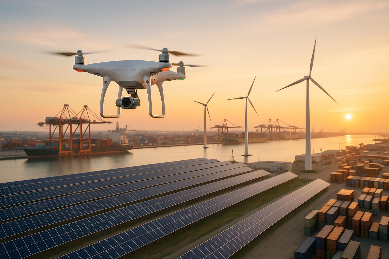 Drone Inspections for Port Energy Systems