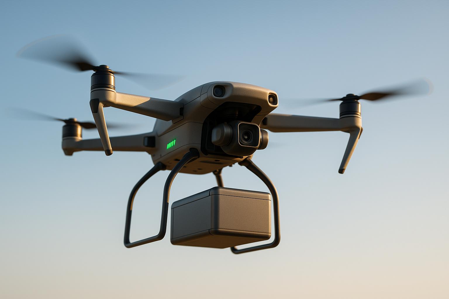 Drone Battery Life vs. Payload Weight