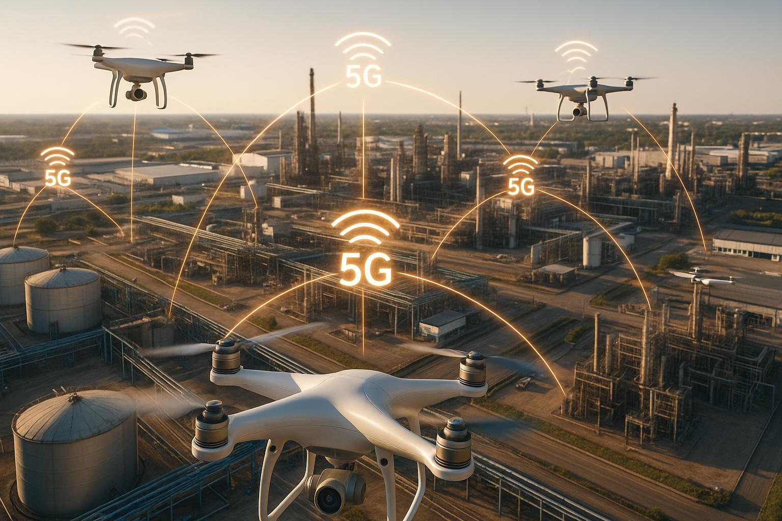 5G Trends in Drone-Based Digital Twins