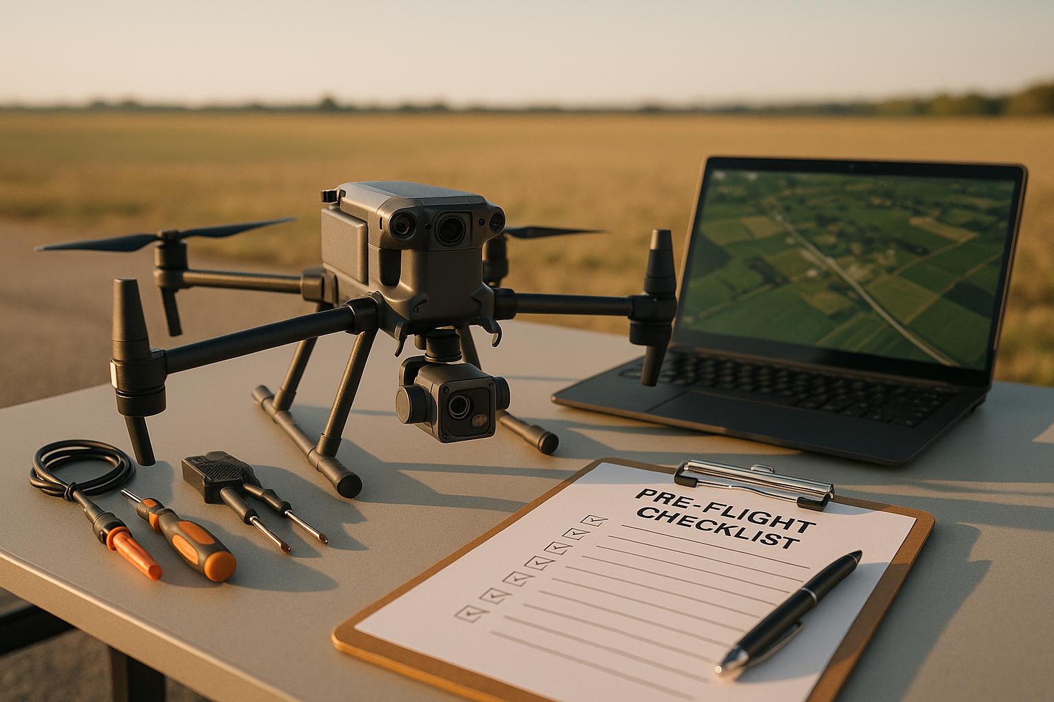 Pre-Flight Checklist for Thermal Drone Safety