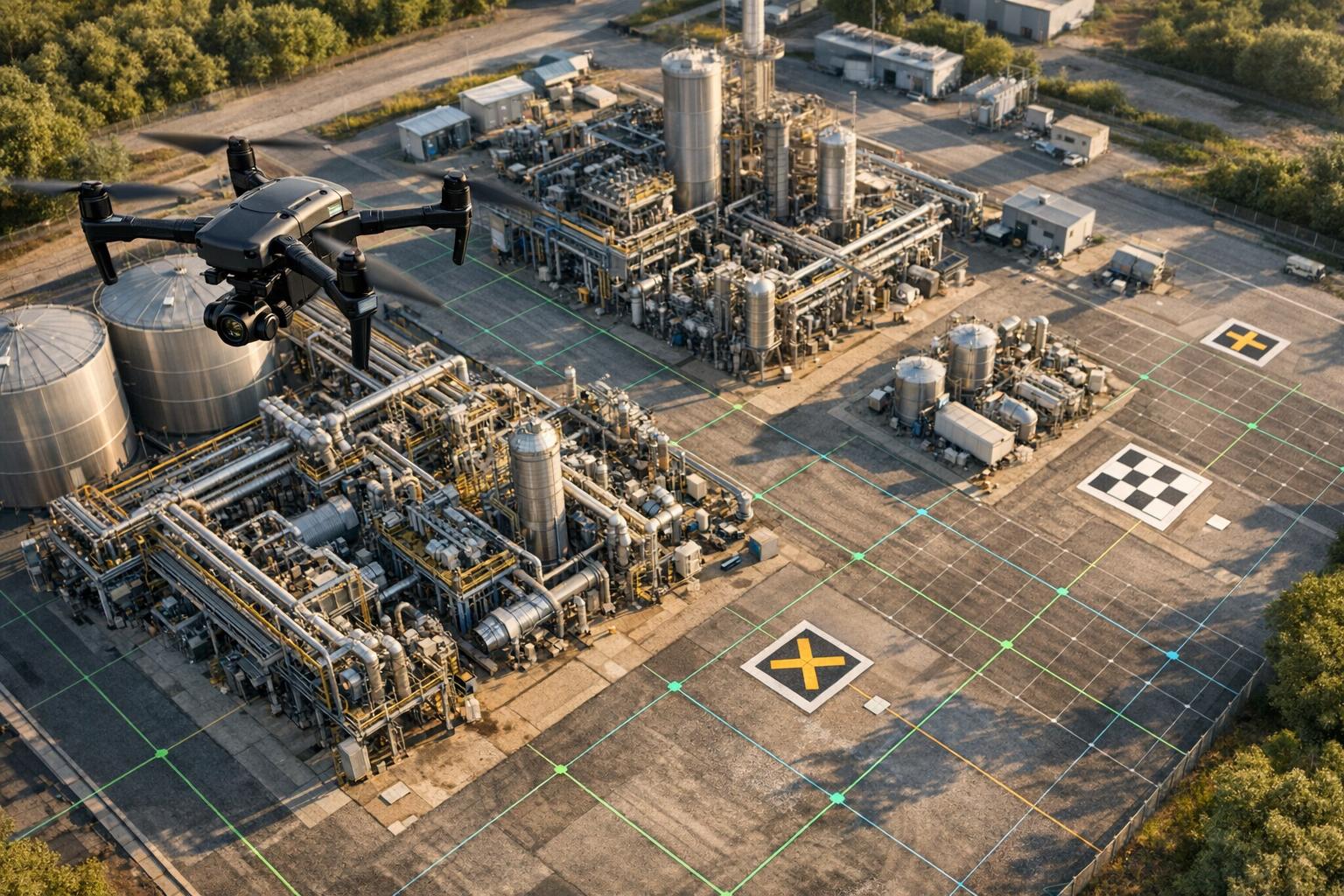 Drone 3D Modeling for Industrial Equipment