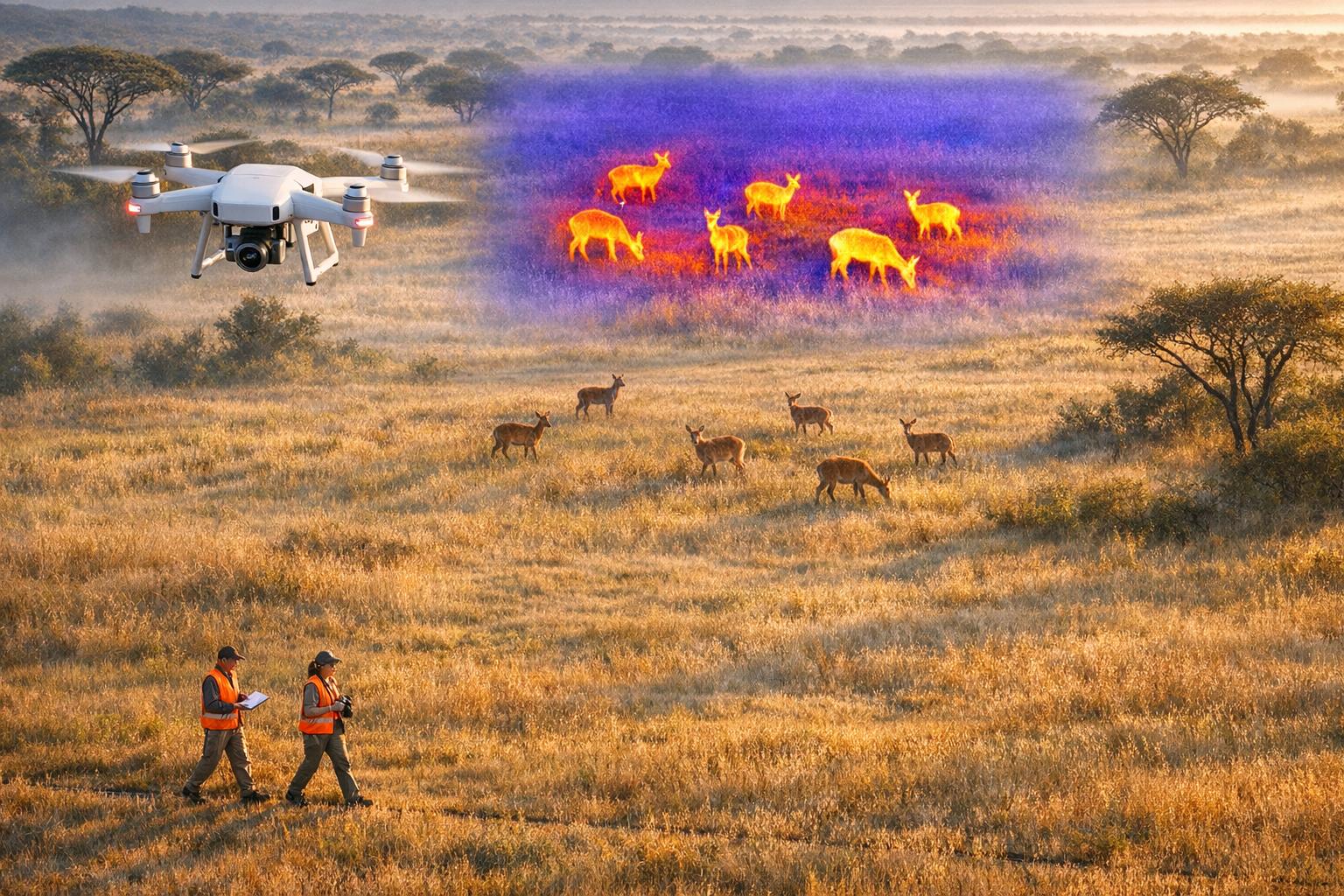 Thermal Drones vs. Traditional Wildlife Surveys
