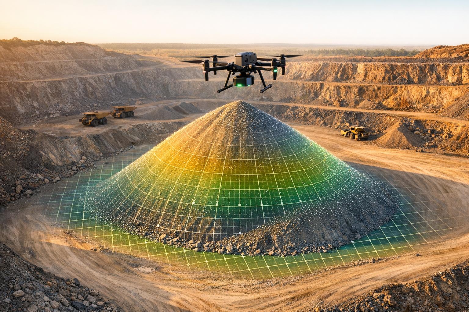 How LiDAR Improves Mining Volume Calculations