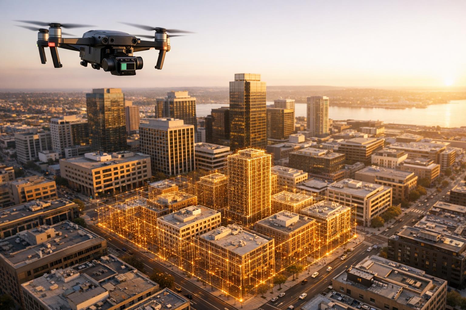How Drones Create Digital Twins for Cities