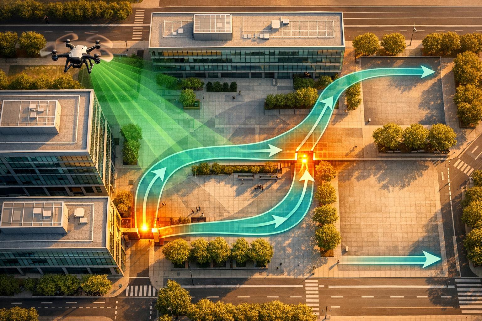 How to Simulate Evacuation Routes with Drones