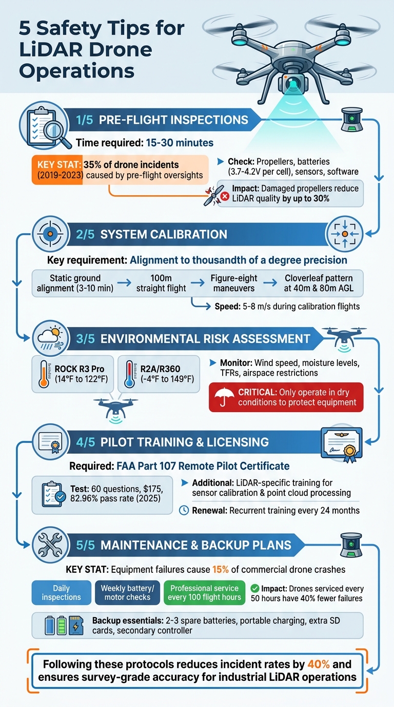 5 Essential Safety Steps for LiDAR Drone Operations