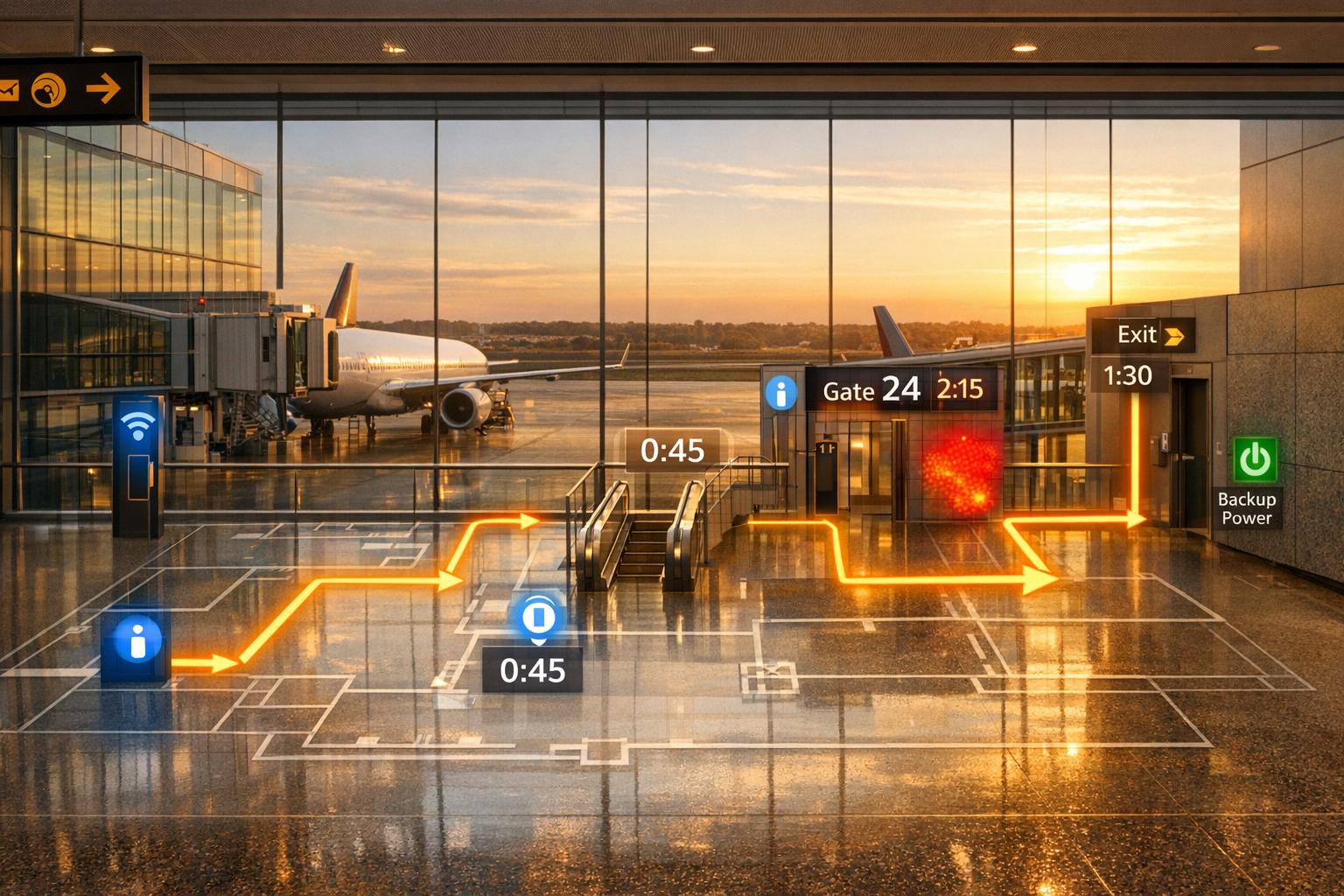 Digital Twin Models for Airport Disaster Planning