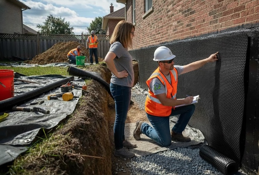 Below-Ground Tanking and Moisture Remediation