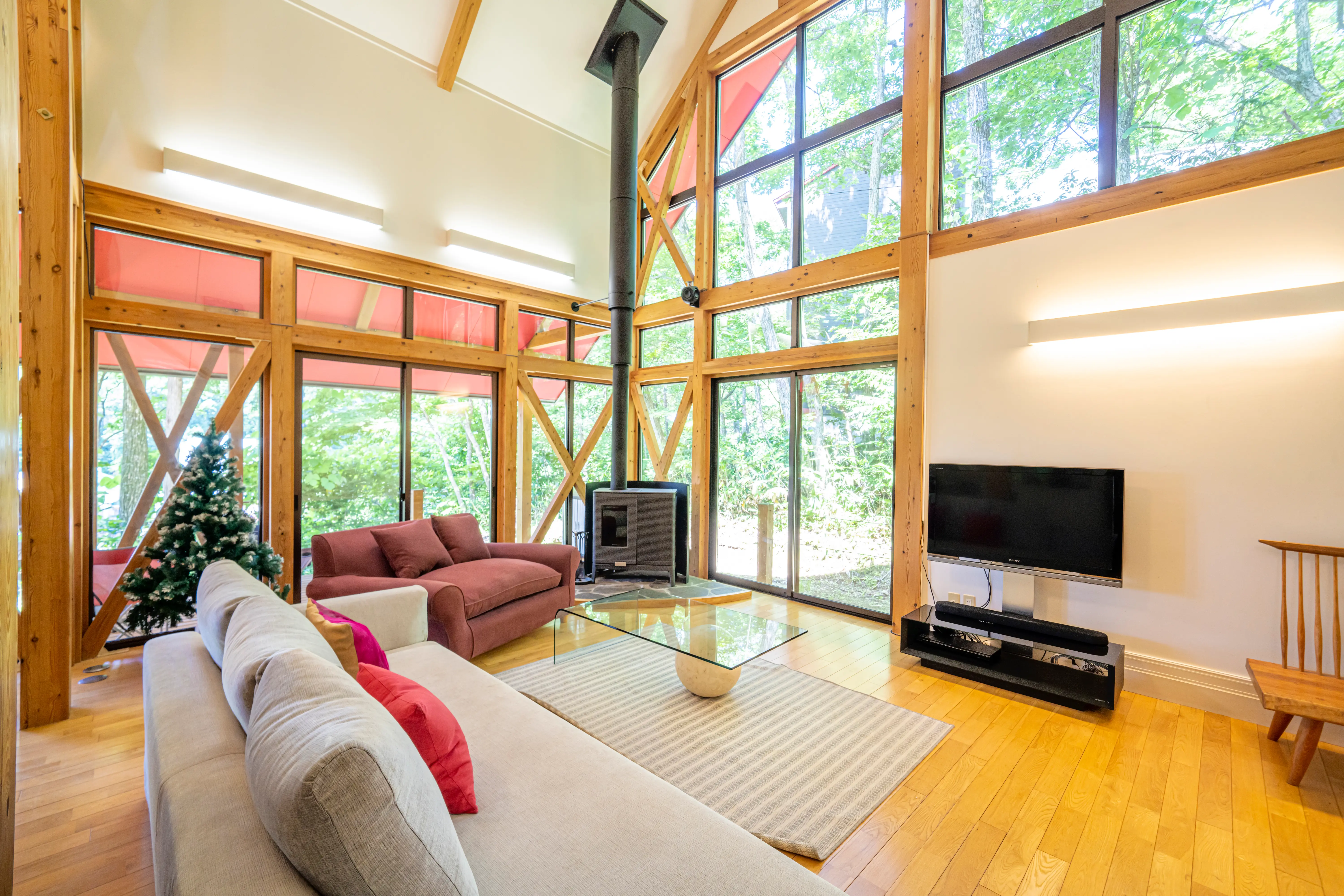 Interior of a chalet