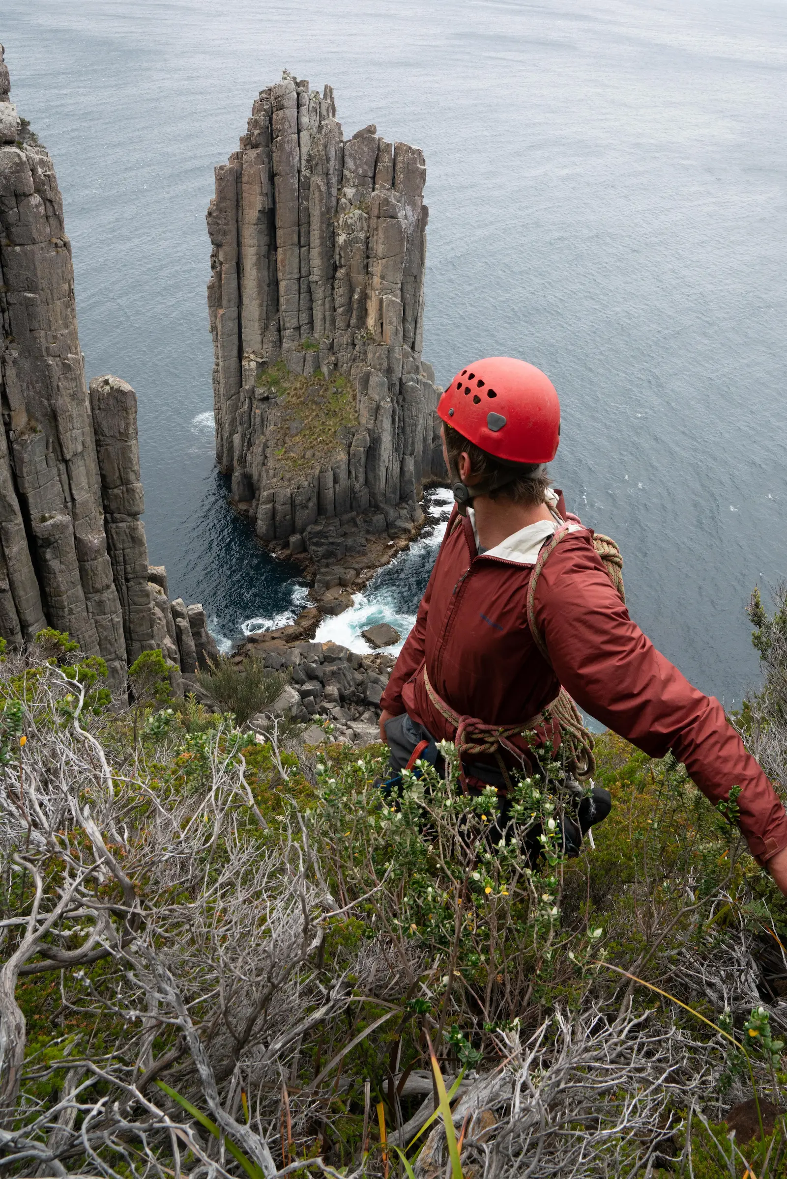 Land based access is difficult, to these remote coastal sea cliffs.