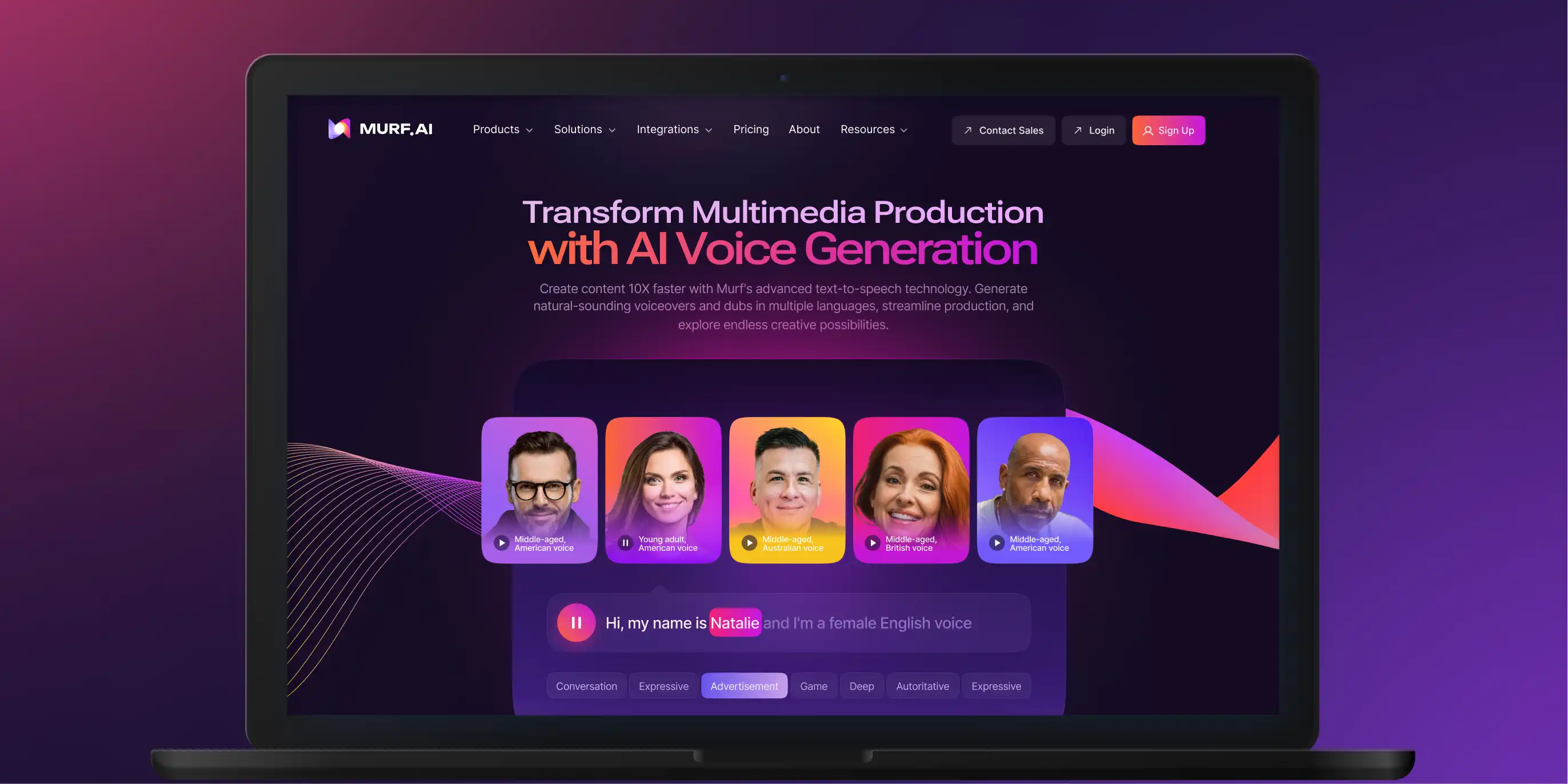 Murf AI Voice Generator