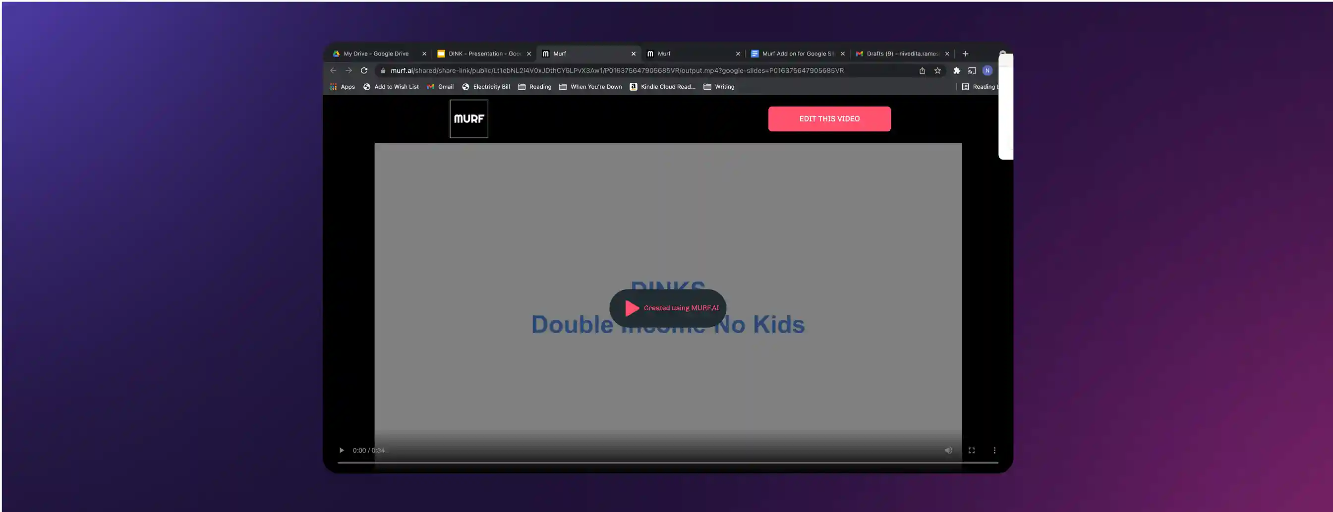 video preview screen