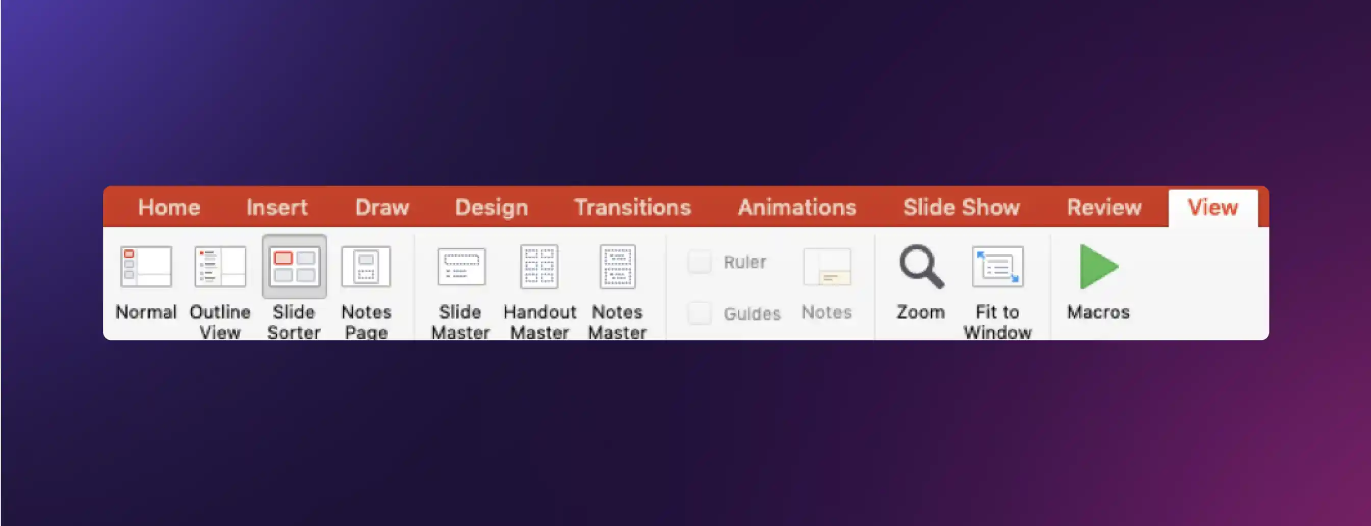 View Slide Sorter