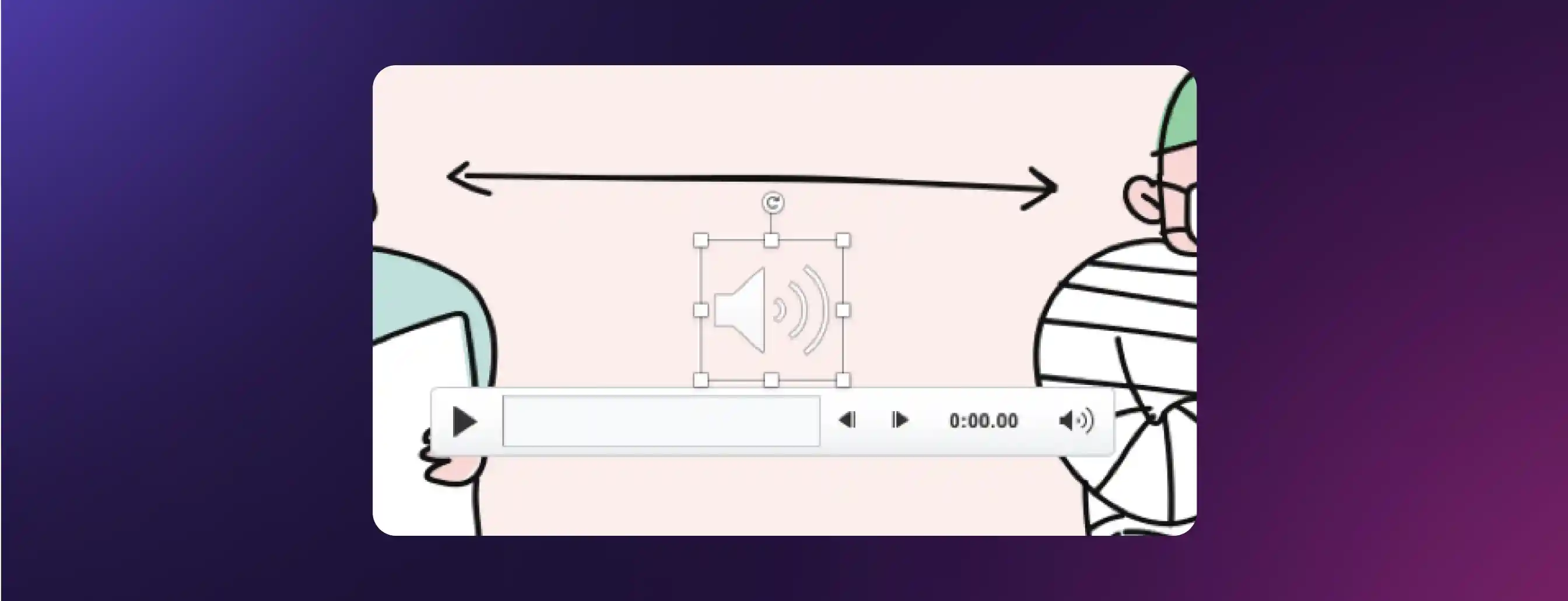 Re-recording or editing the audio for a specific slide