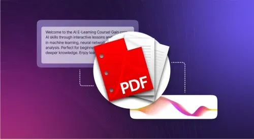 Transform PDF Text to Speech using AI: How-to, Alternatives, and More